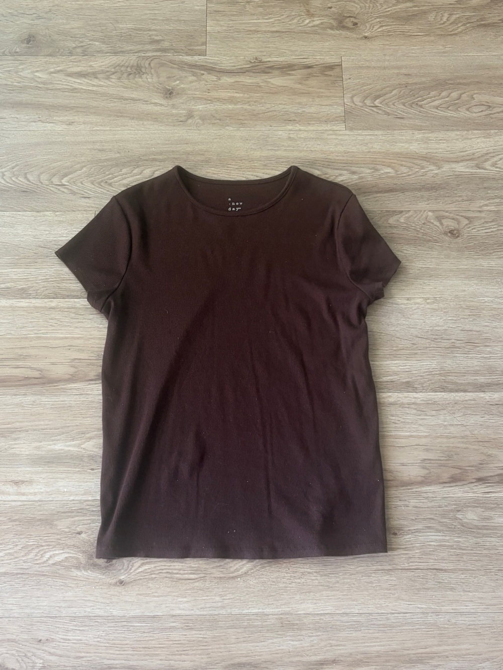 5 for $25 a new day Brown Short Sleeve Crewneck Tee